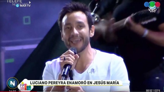 Luciano Pereyra enamoró en Jesús María