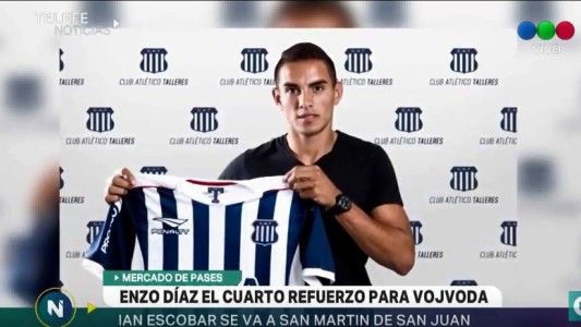Enzo Díaz es el nuevo refuerzo de Talleres
