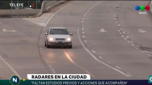 Controles con radares en la ciudad, la opinión de un especialista en seguridad vial