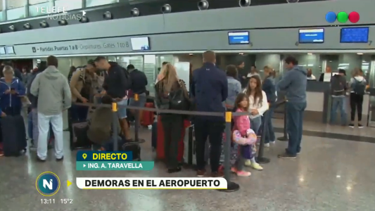 Demoras en el aeropuerto por el mal tiempo