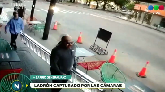 El video de los ladrones del departamento de General Paz