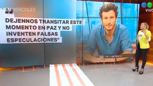 Habló Picó Mónaco, tras su separación de Pampita