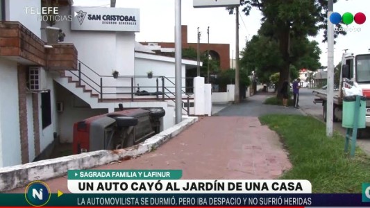 Se durmió y fue a parar al jardín de una casa