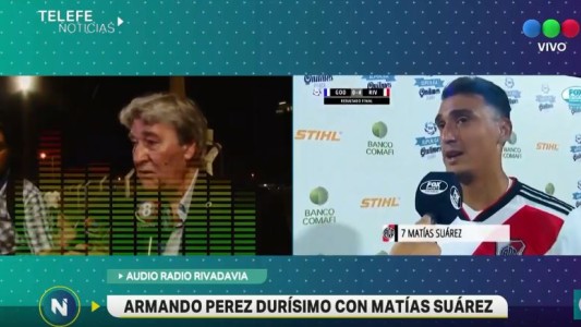 Armando Pérez muy duró por la partida de Matías Suárez a River