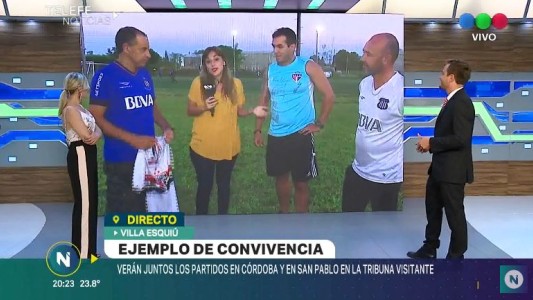 La historia de los primos, uno es hincha de Talleres, el otro de San Pablo