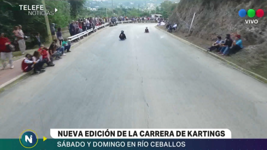 Carrera de kartings a rulemanes, 9 y 10 de febrero en Río Ceballos