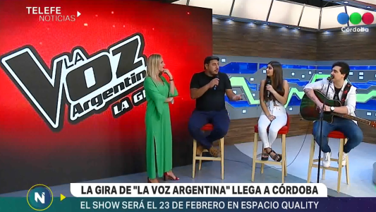 La gira de "La Voz Argentina" llega a Córdoba