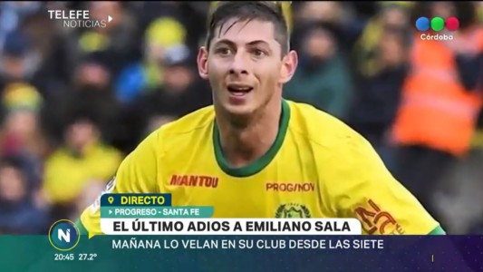Último adiós a Emiliano Sala en Santa Fe