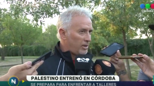 Palestino se entrena en Córdoba para enfrentar a Talleres
