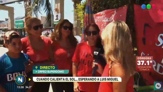 Fanáticas de Luis Miguel acampan a la espera del recital