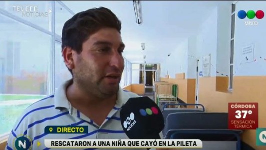 Milagroso: una beba cayó a una pileta, policías intervinieron y le salvaron la vida