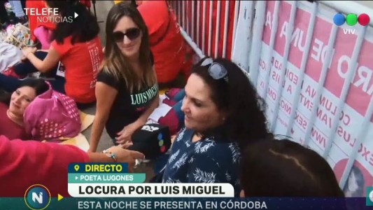 La vida por "Luismi", fanáticas de Luis Miguel aguardan el recital en Córdoba