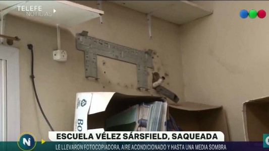 Robo en el inicio del ciclo lectivo, la escuela Vélez Sársfield víctima de los ladrones