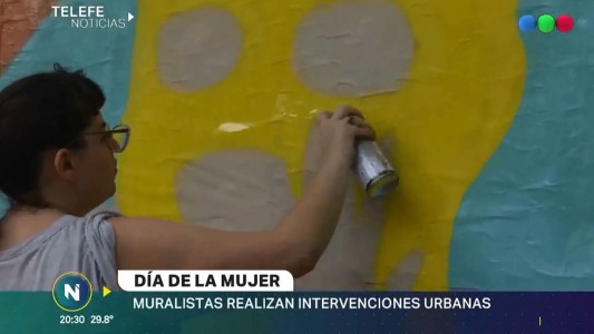 Muralistas por el Día de la Mujer