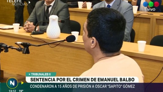 Caso Balbo: 15 años de de prisión para "Sapito" Gómez