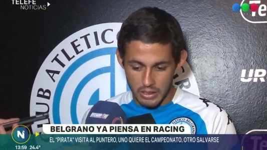 Los jugadores de Belgrano confiados para enfrentar a Racing