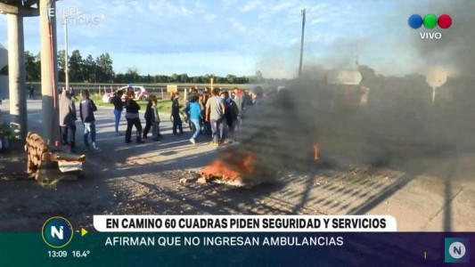 Camino 60 cuadras: Vecinos reclaman por seguridad y servicios