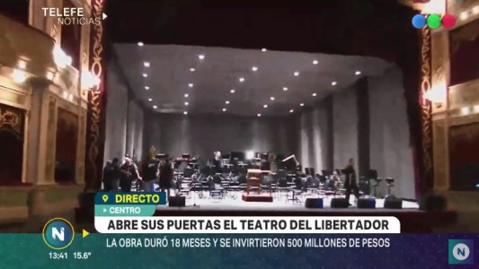 Luego de la remodelación, el teatro San Martin abre sus puertas