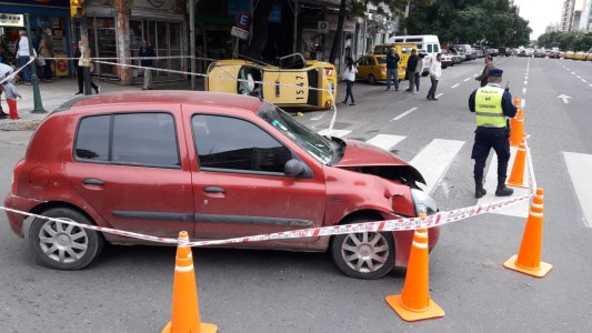 Choque y vuelco en Chacabuco y San Jerónimo