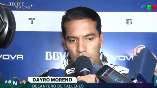 Dayro Moreno y su continuidad en Talleres