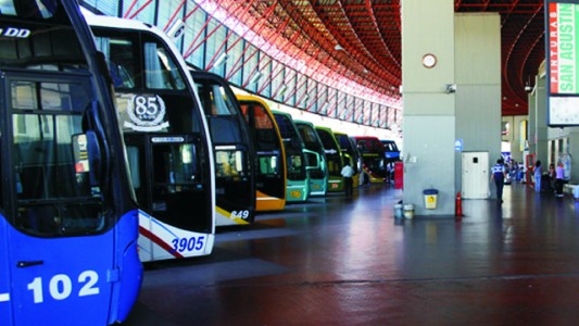Paro de transporte interurbano por tiempo indeterminado