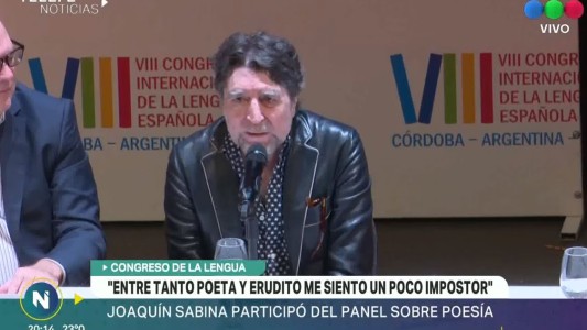 Joaquín Sabina trajo su poesía al Congreso de la Lengua
