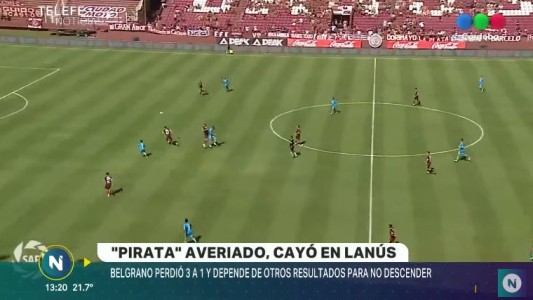Belgrano cayó ante Lanús en un partido clave