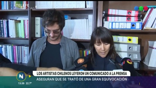 Los artistas imputados dicen que fue un error dejar el maletín en el hotel