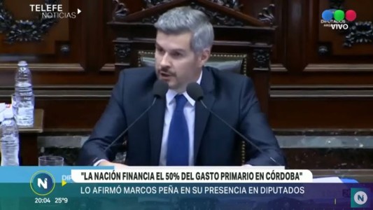 Marcos Peña: "La nación financia el 50% del gasto primario de Córdoba"