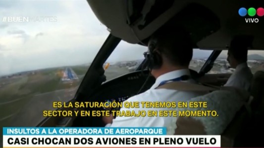 Dos aviones casi chocan en el aire: insultos y reproches entre el piloto y la torre de control