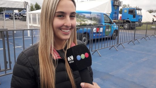 Virginia Klus, la navegante de 21 años que tendrá Federico Villagra