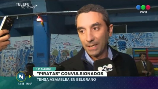 "Pirata" convulsionado: tensa asamblea