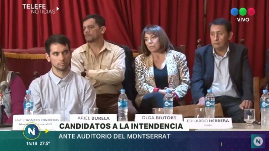 Candidatos a intendente respondieron preguntas de alumnos del Monserrat