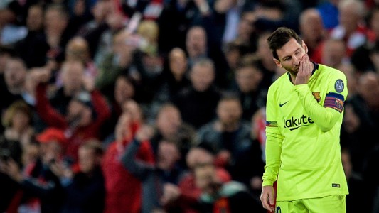 Fotos: los gestos de Messi después de la eliminación del Barcelona