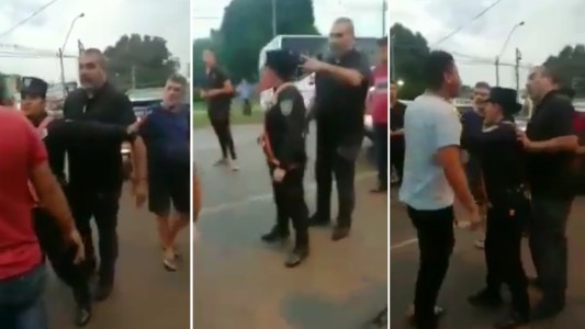 "Tú no has ganado nada": el video de Chilavert a las piñas con un colectivero en Paraguay