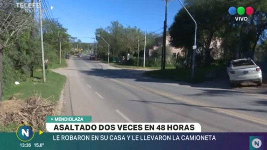 Inseguridad en Mendiolaza: le robaron dos veces en 48 horas