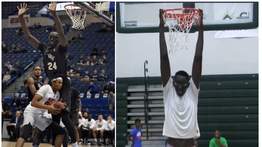 Muy cerca de la NBA: Tacko Fall, el basquetbolista que no necesita saltar