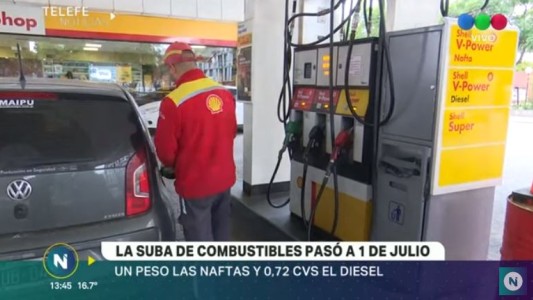 La suba de los combustibles pasa para julio
