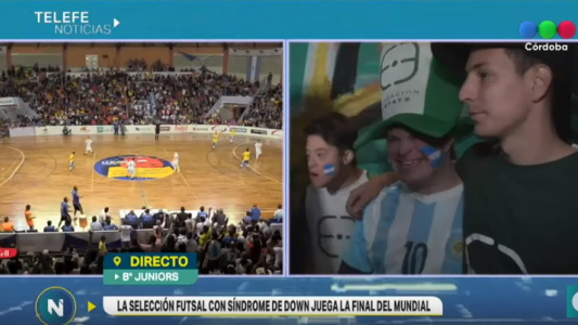 CAMPEONES DE LA VIDA: La selección de Futsal de Síndrome de Down, salió segunda en el mundial