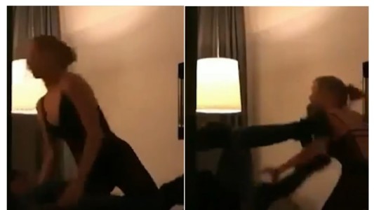 El video de la pelea entre Neymar y la mujer que lo acusa de violación