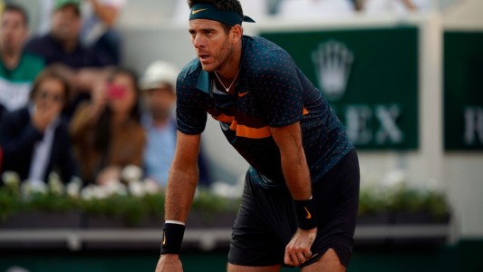 Tras caer en octavos de Roland Garros, Del Potro salió del top ten