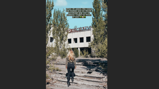 Las fotos de influencers en Chernobyl que provocan indignación