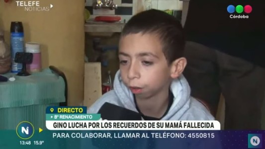 Gino tiene la esperanza de recuperar el recuerdo de su mamá
