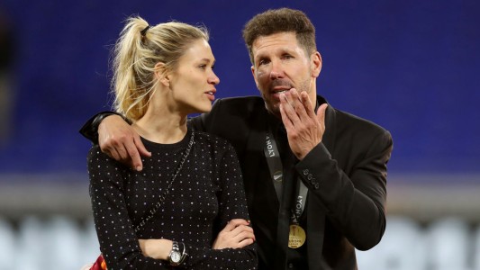 El Cholo Simeone se casó por sorpresa con Carla Pereyra