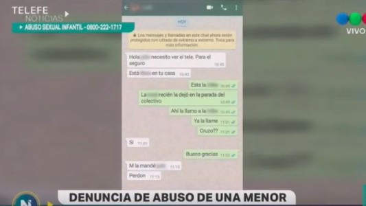 "Me la mandé, perdón": Por whatsapp un policía reconoció haber violado a una nena