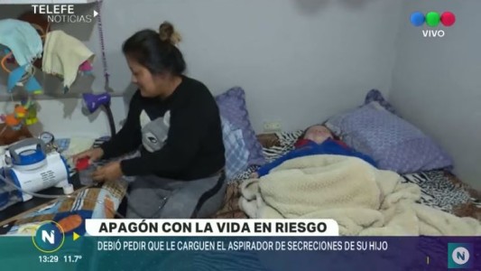 Apagón a nivel nacional: la situación dramática de los electrodependientes