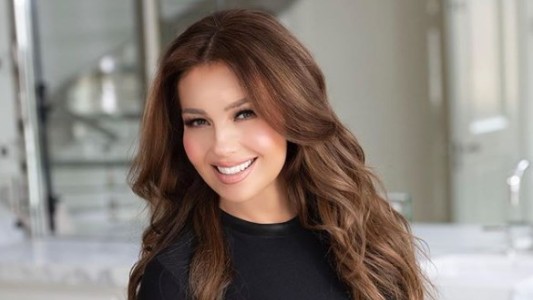 Video: Thalía se grabó desnuda en la intimidad de la ducha y estalló Instagram