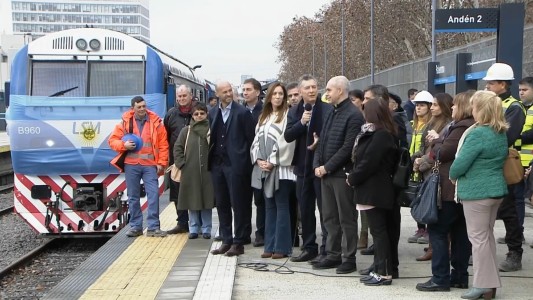 "Nunca más las mentiras, estafas, corrupción": Macri inauguró el viaducto del tren San Martín