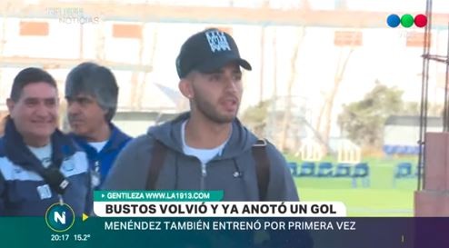 Talleres: Bustos y Menéndez, de regreso