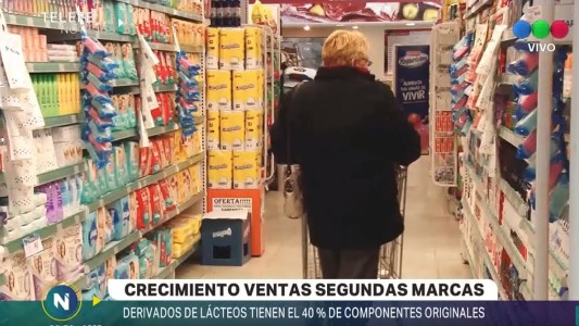 Crecimiento en las ventas de segundas marcas en los almacenes